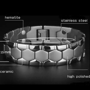 Charm bracelet Health Energy Bangle Arthritis Twisted Magnetic Exquisite Bracelet Male Gift Power Therapy Magnets Men Bracelet